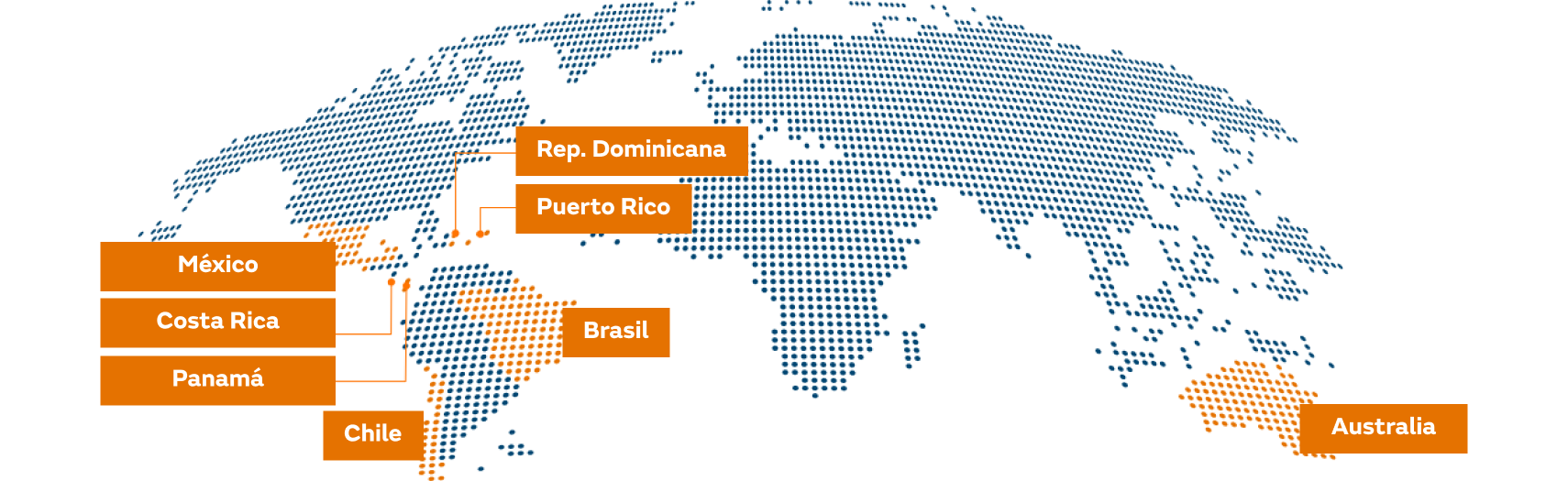 Presencia geográfica Global Power Generation